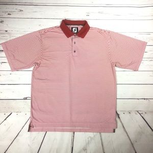 FootJoy FJ Mens Short Sleeve Polo Golf Shirt Sz L